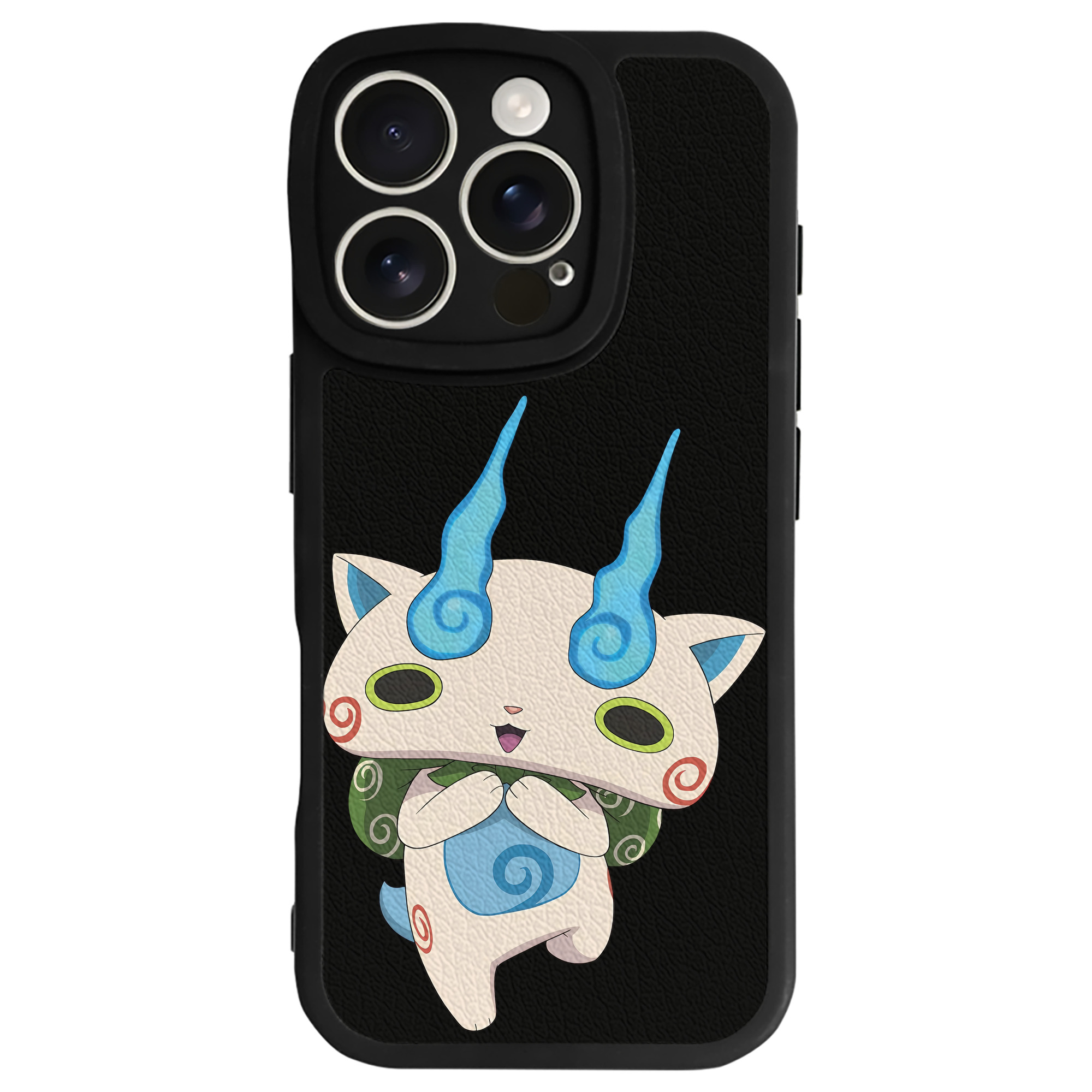 （画像用） 妖怪ウォッチ Yo-kai Watch 【iPhone 16シリーズ対応】シリコンスマホケース（レザー調） 材質：シリコン
